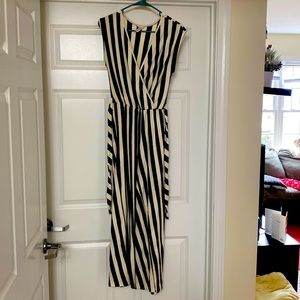 Pants dress. “Caution to the Wind”